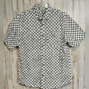 Vans Black and White Checkered Men's Shirt